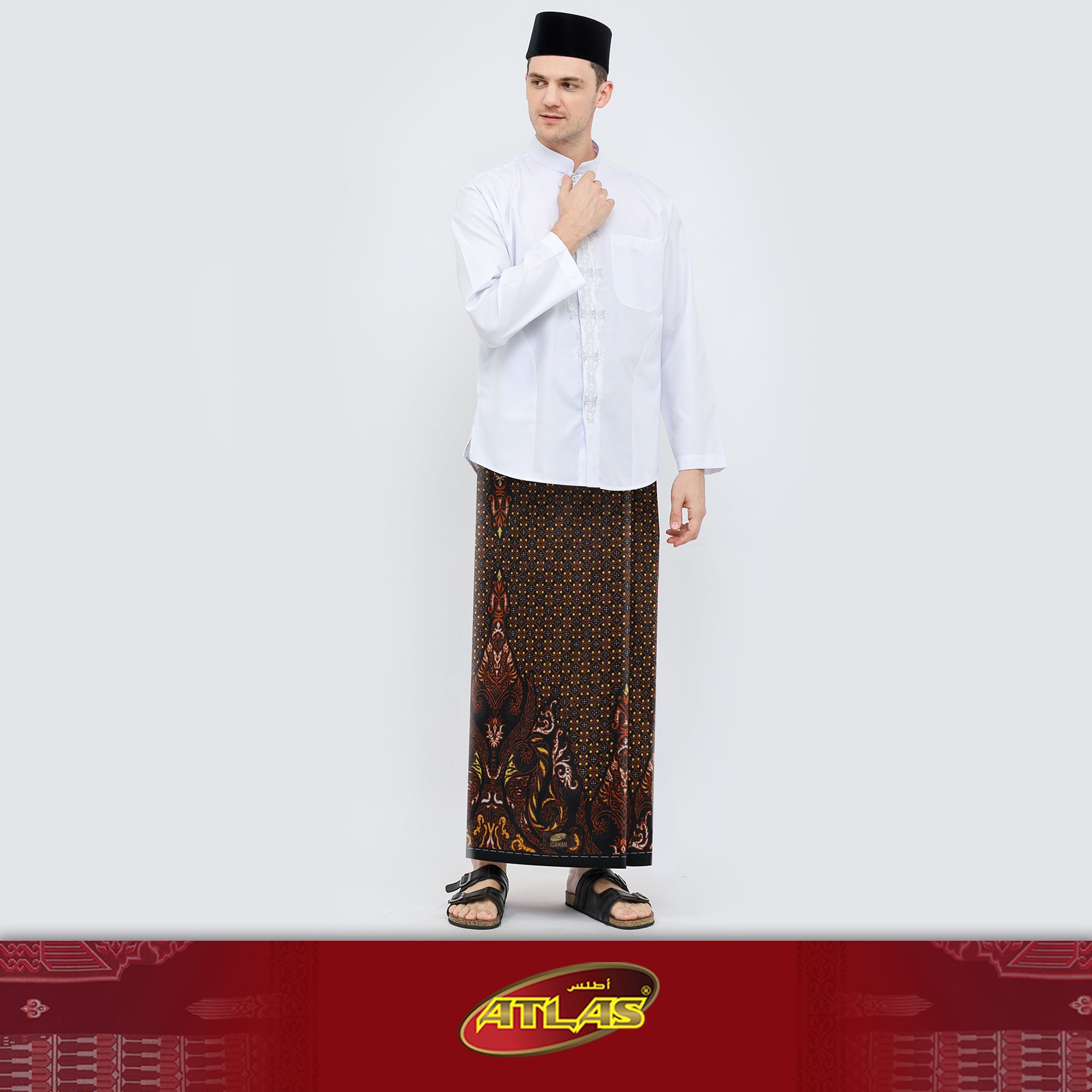 Sarung ATLAS Idaman 555 Harmoni Motif BHS Batik 098