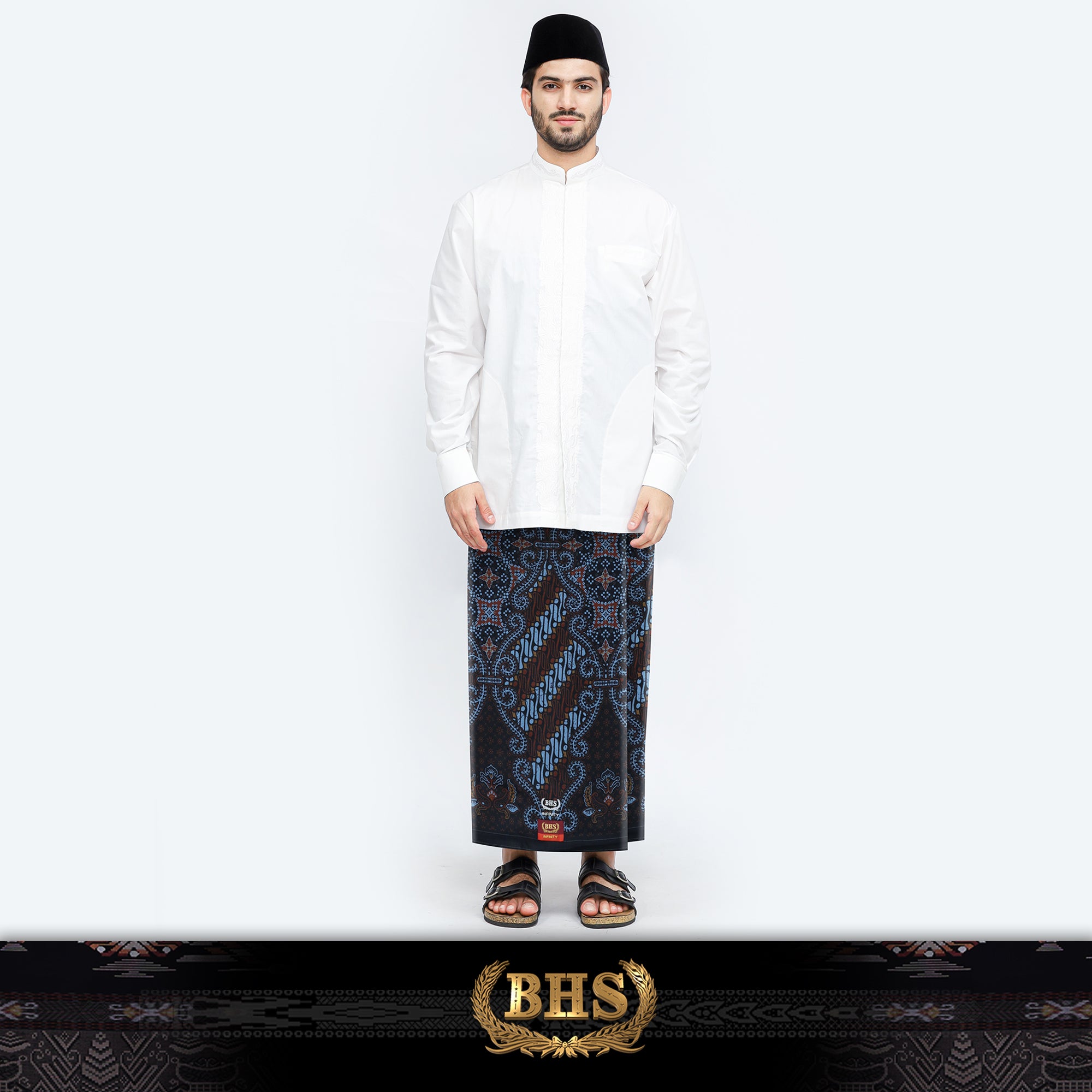 Sarung BHS Infinity Gold Motif V34 CBE SJ 006