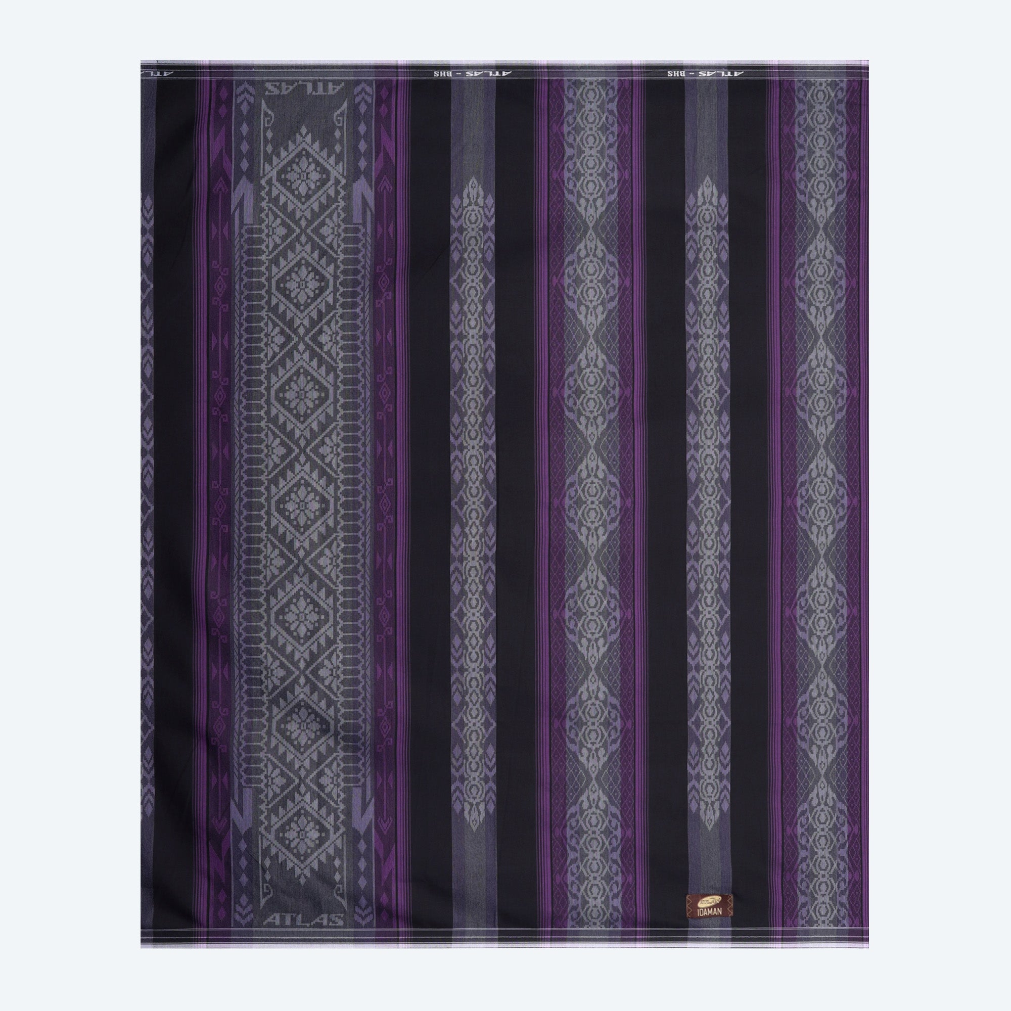 Sarung ATLAS Idaman 590 Jacquard Classic Motif A5-JPA Black Series