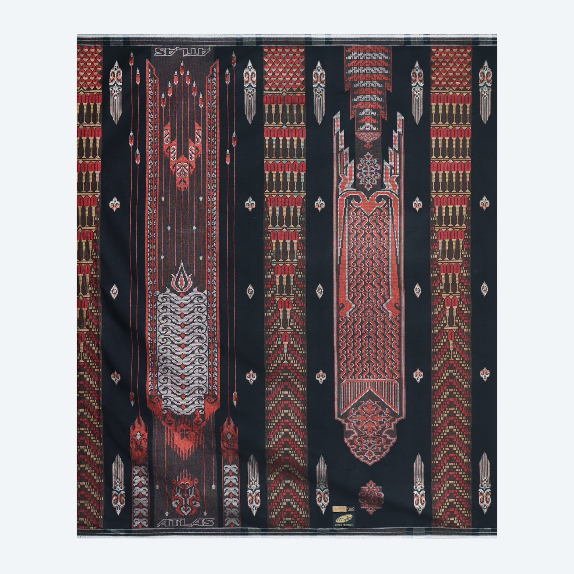 Sarung ATLAS Super Premium 980 Motif A9 JGL Black Series