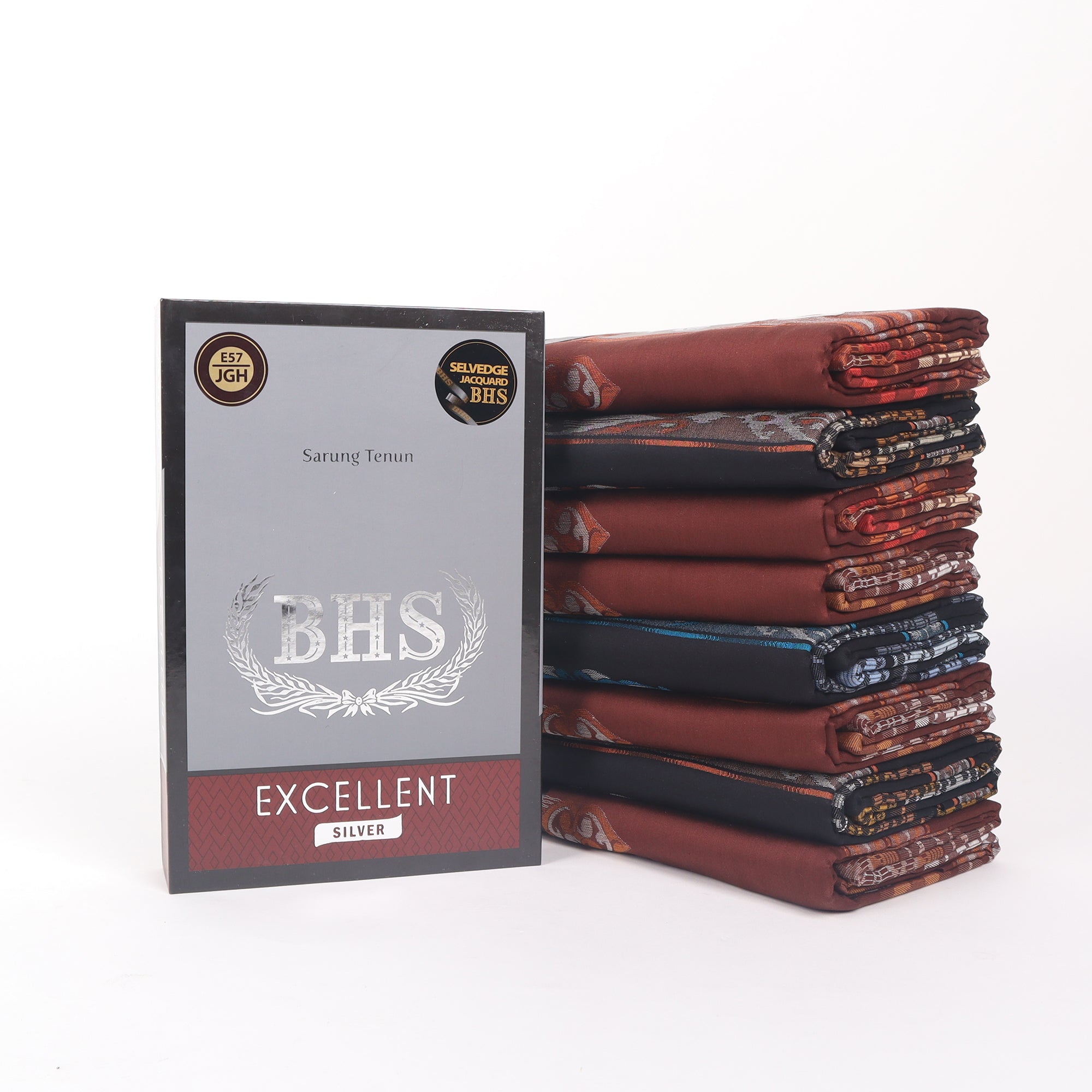 Grosir 10 Pcs Sarung BHS Excellent Silver Motif E57 JSK MIX SJ - Sarung ...