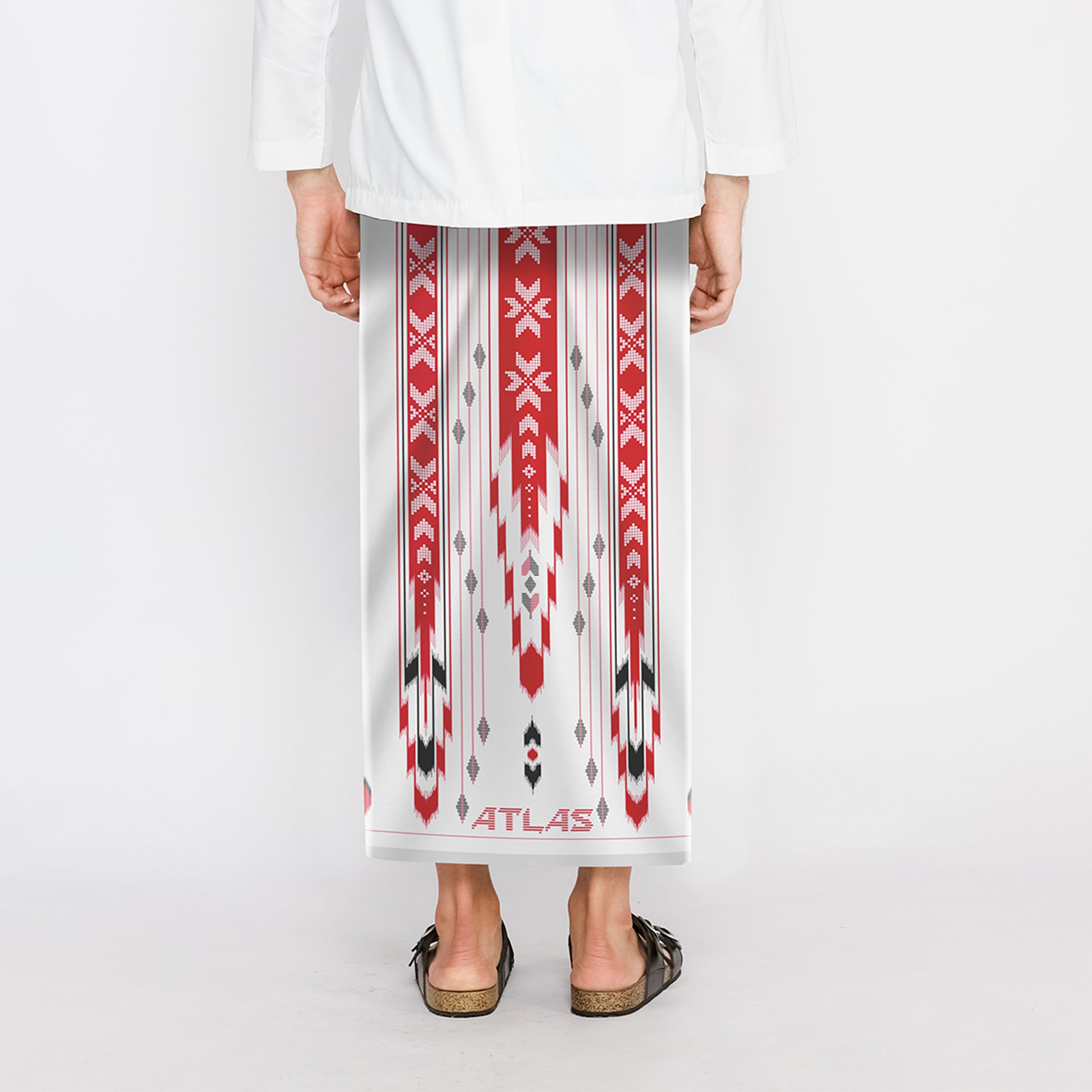 Sarung ATLAS Edisi Kemerdekaan SGE Putih 01