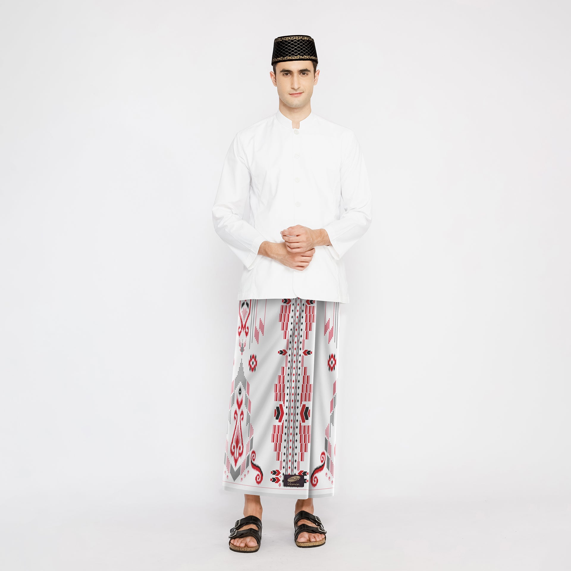 Sarung ATLAS Edisi Kemerdekaan SGE Putih 01