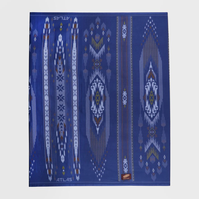 Sarung ATLAS Idaman 555 Kembang Motif BHS GSA 01 Biru 02