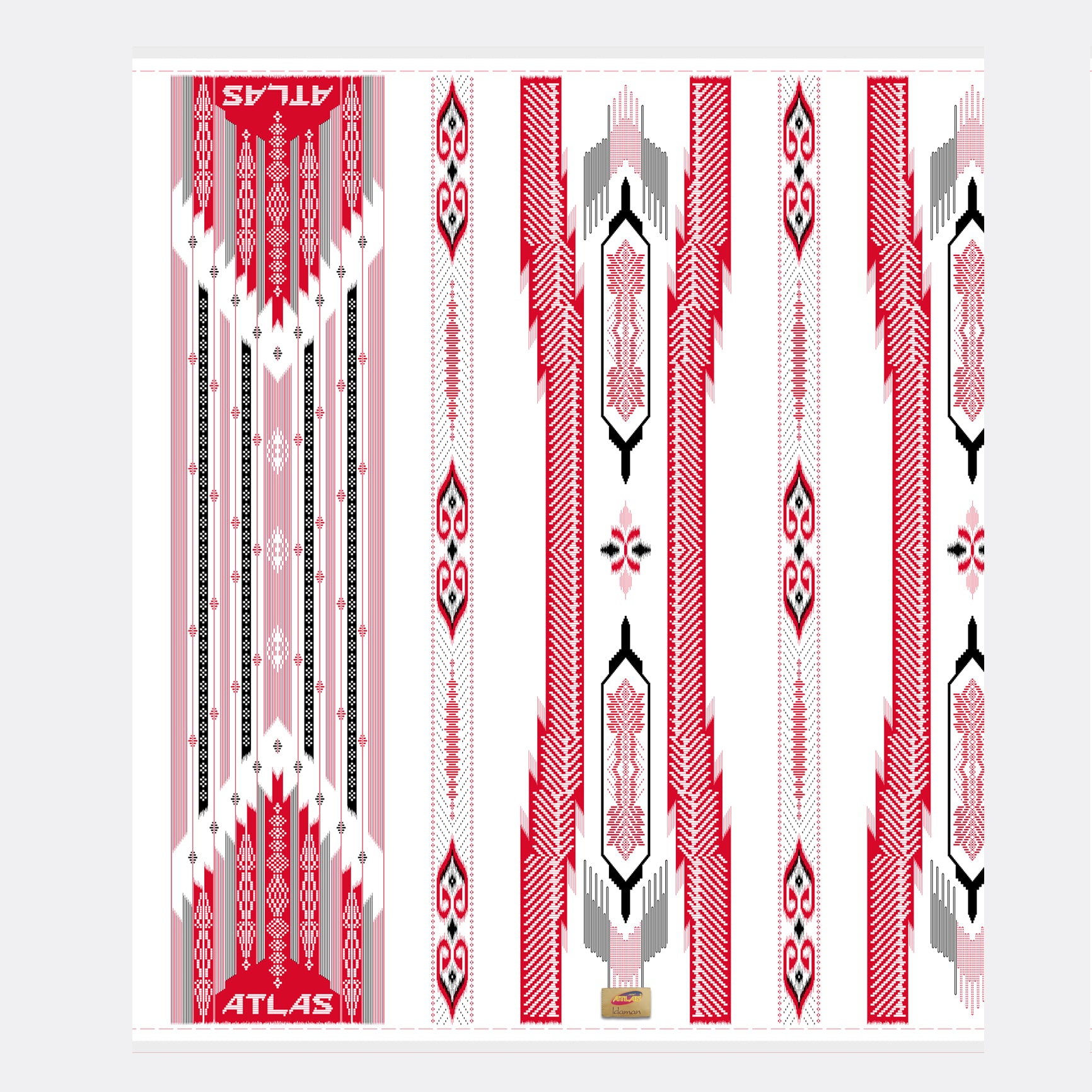 Sarung ATLAS Edisi Kemerdekaan SIF Putih