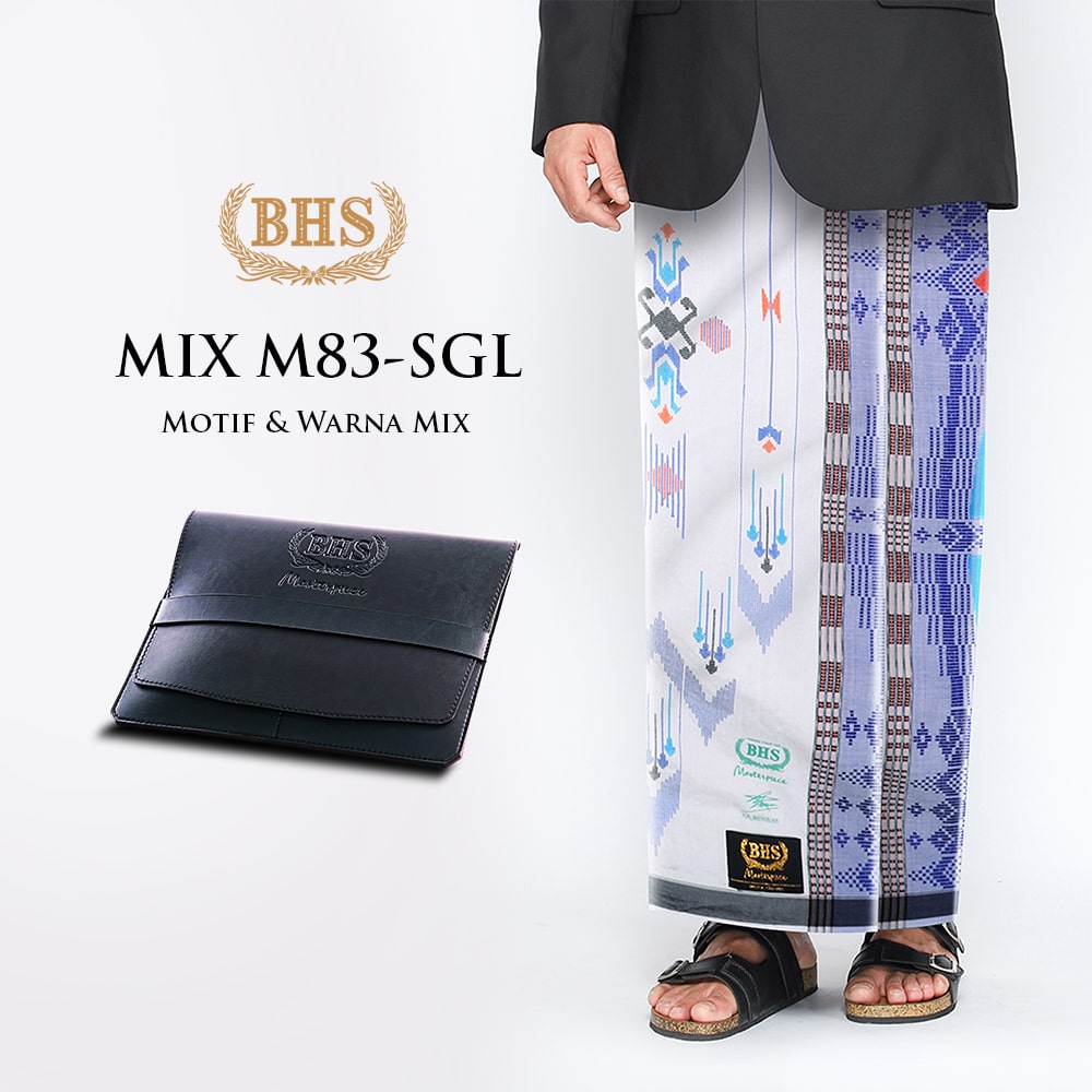 Sarung BHS Masterpiece Gold M83 SGL Motif Warna Mix Sarung Indonesia