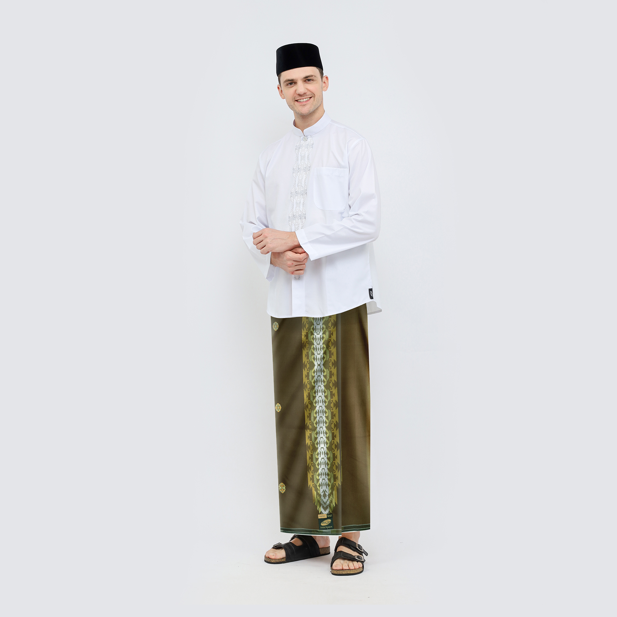 Sarung ATLAS Super Premium 970 A9 JGB Olive Muda 01
