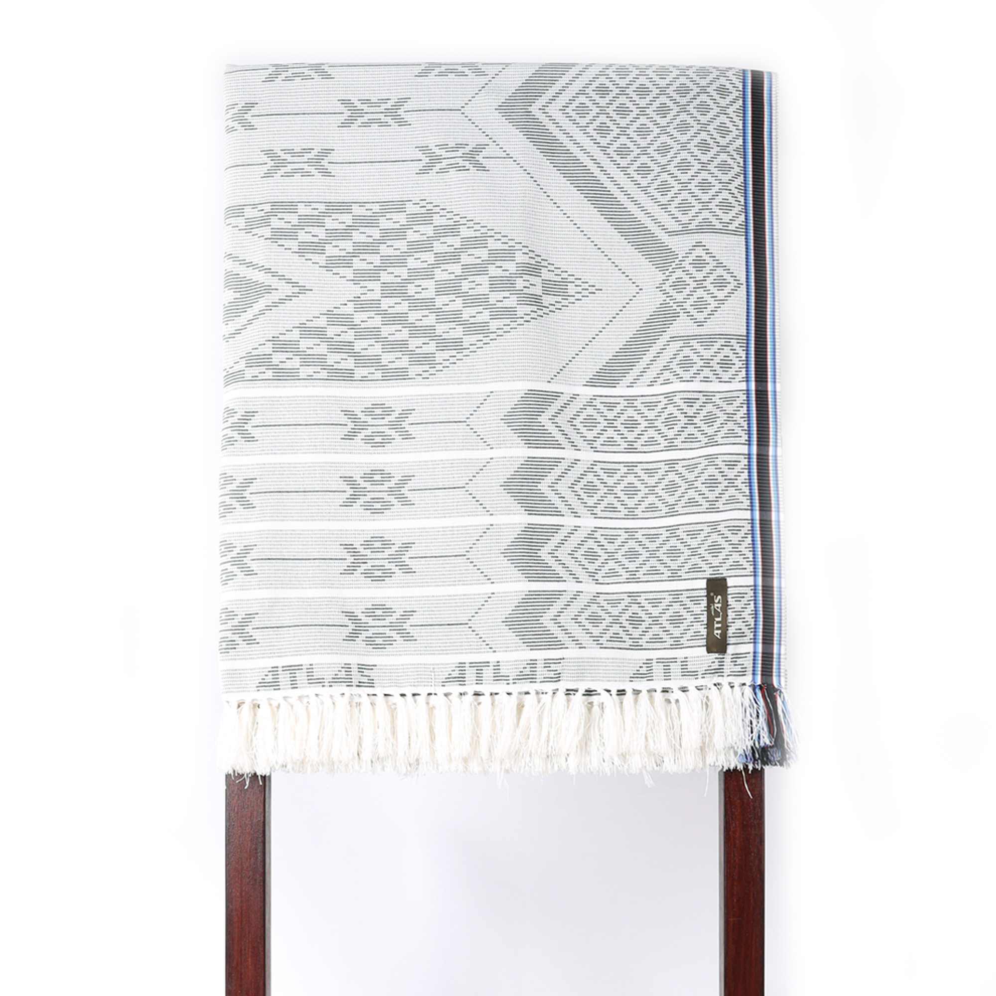 Surban Subaiyah ATLAS Motif Dobby SGF 01 Putih 03