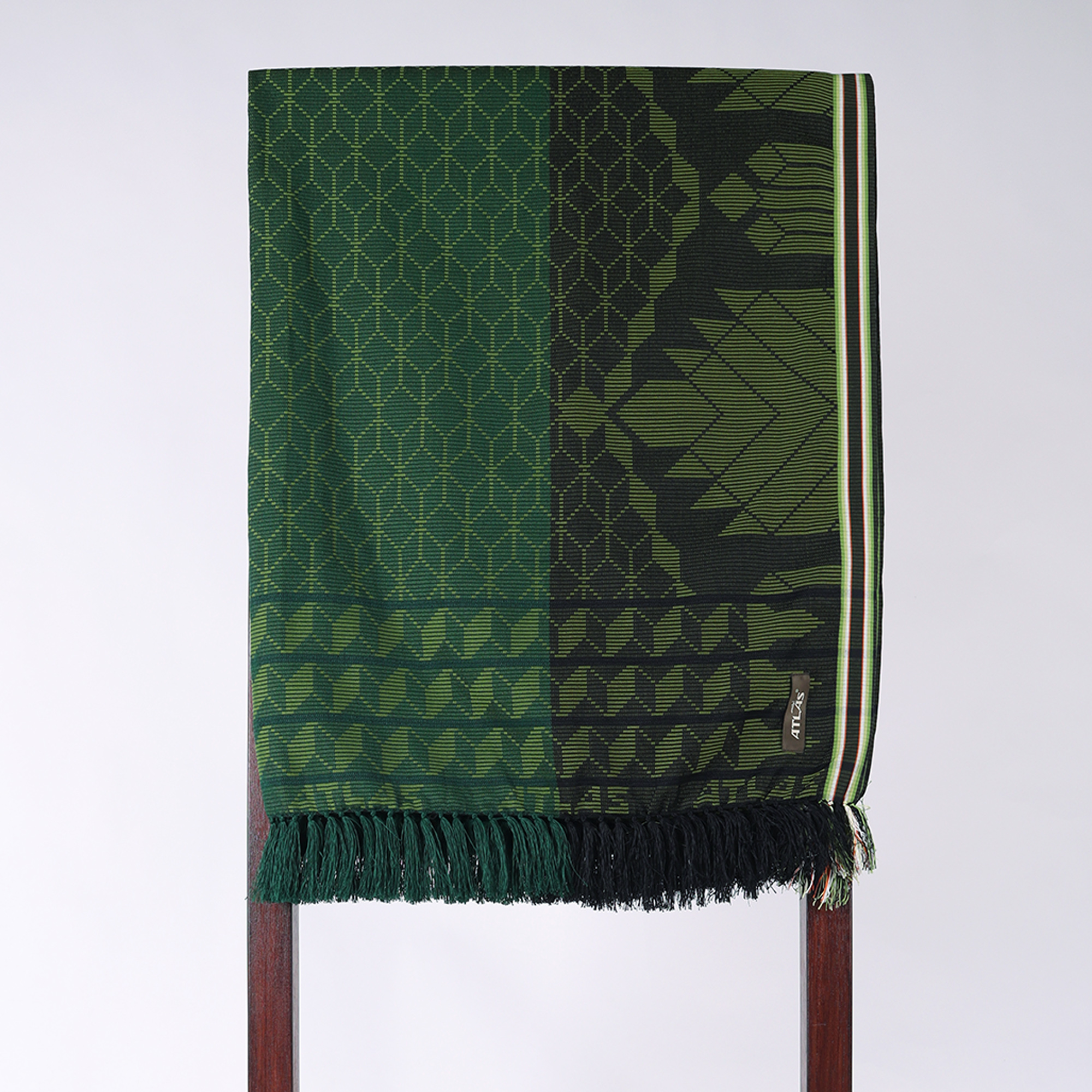 Surban Subaiyah ATLAS Motif Dobby SGF 02 Hijau 01
