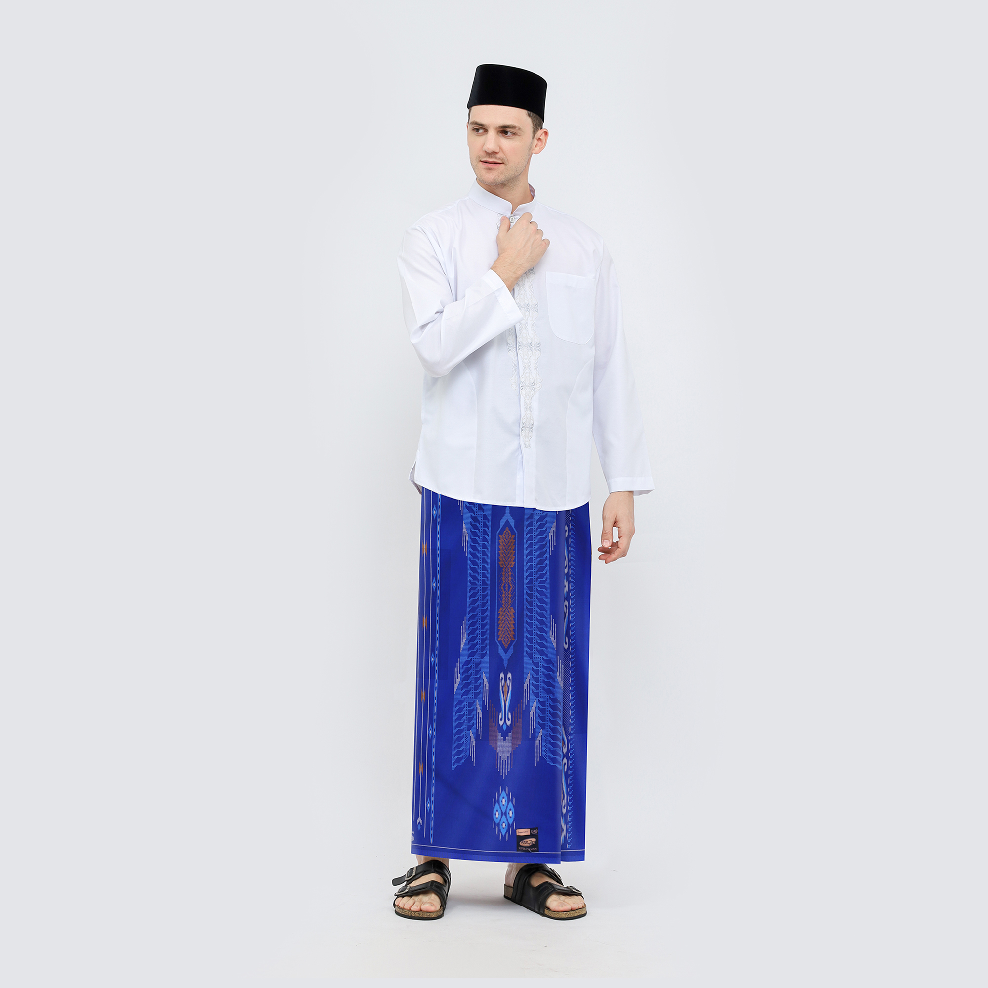 Sarung ATLAS Super Premium 920 A9 PKD Biru 01