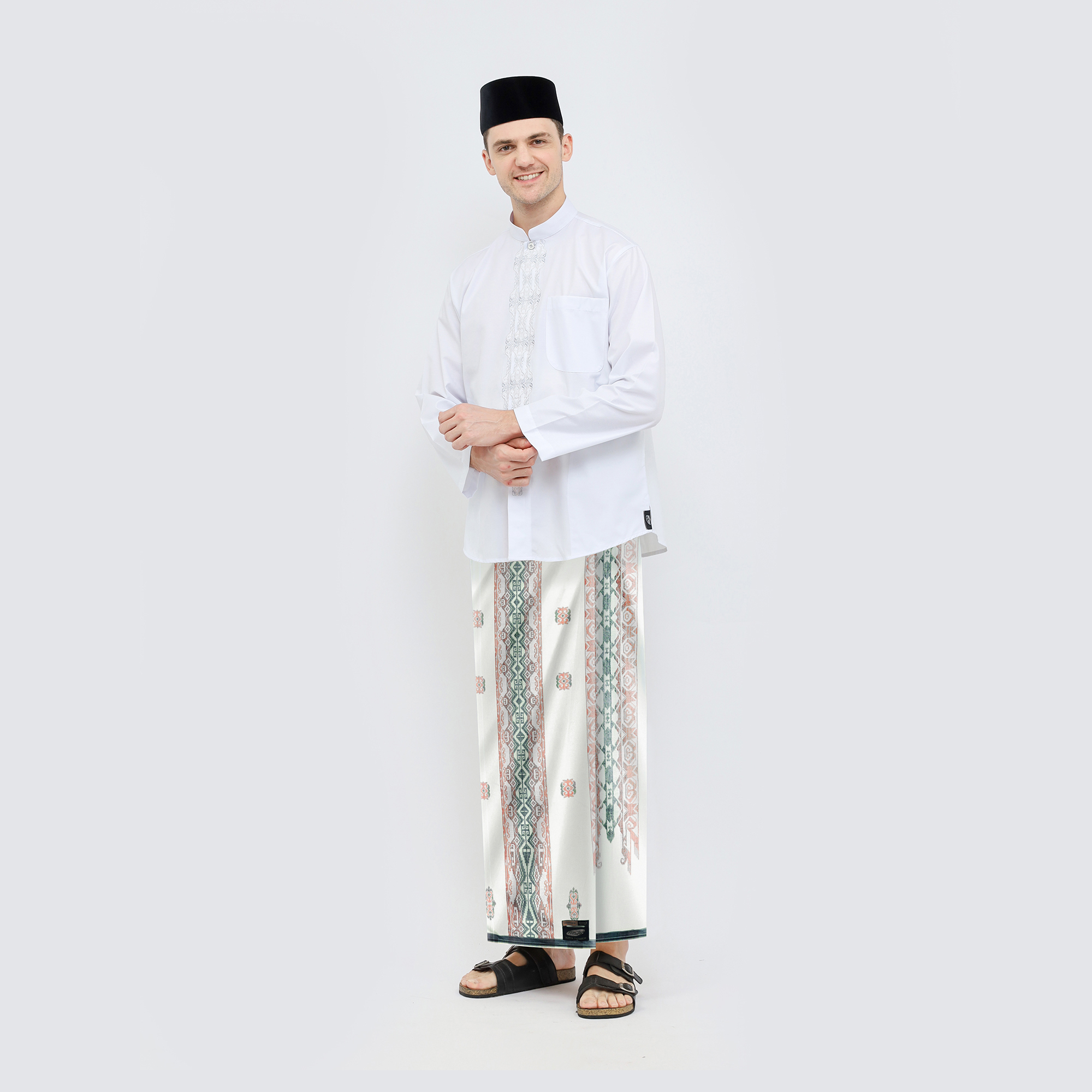 Sarung ATLAS Super Premium 970 A9 JGB Putih