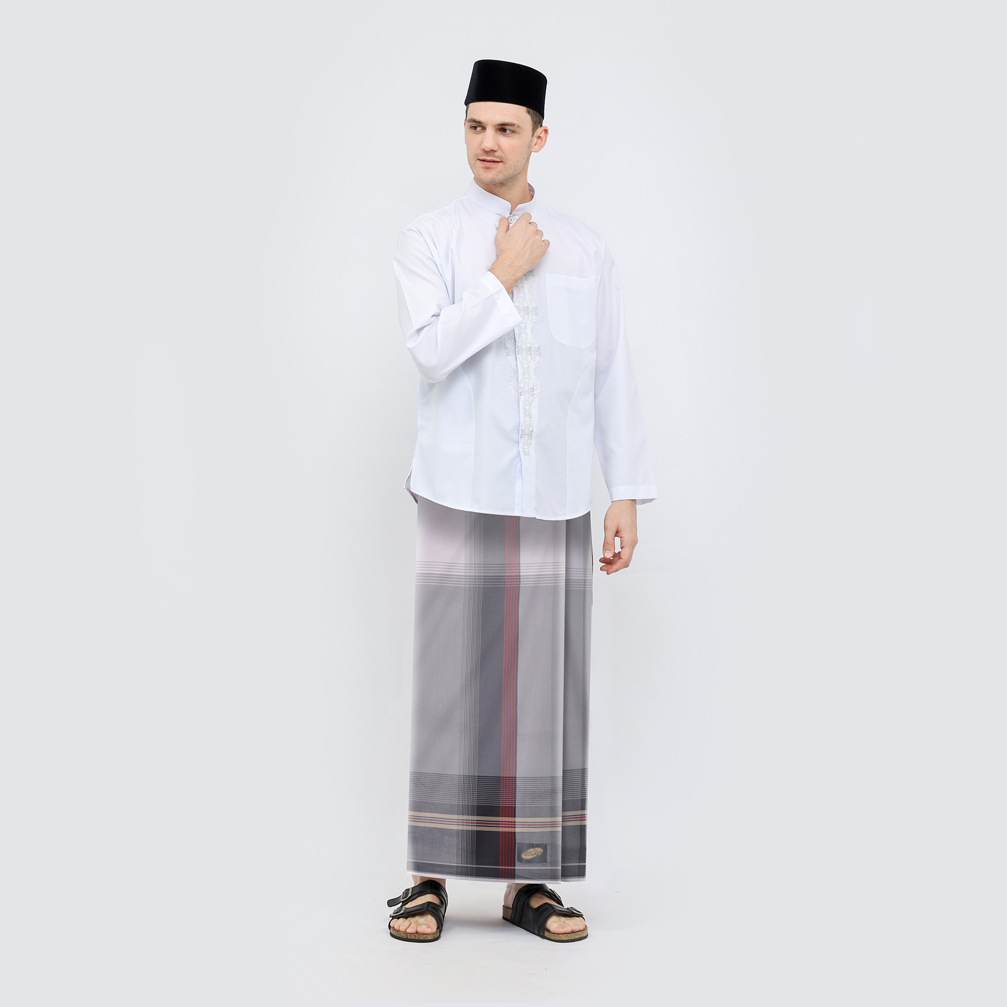 Sarung ATLAS Favorit Nusantara ITB Abu-Abu