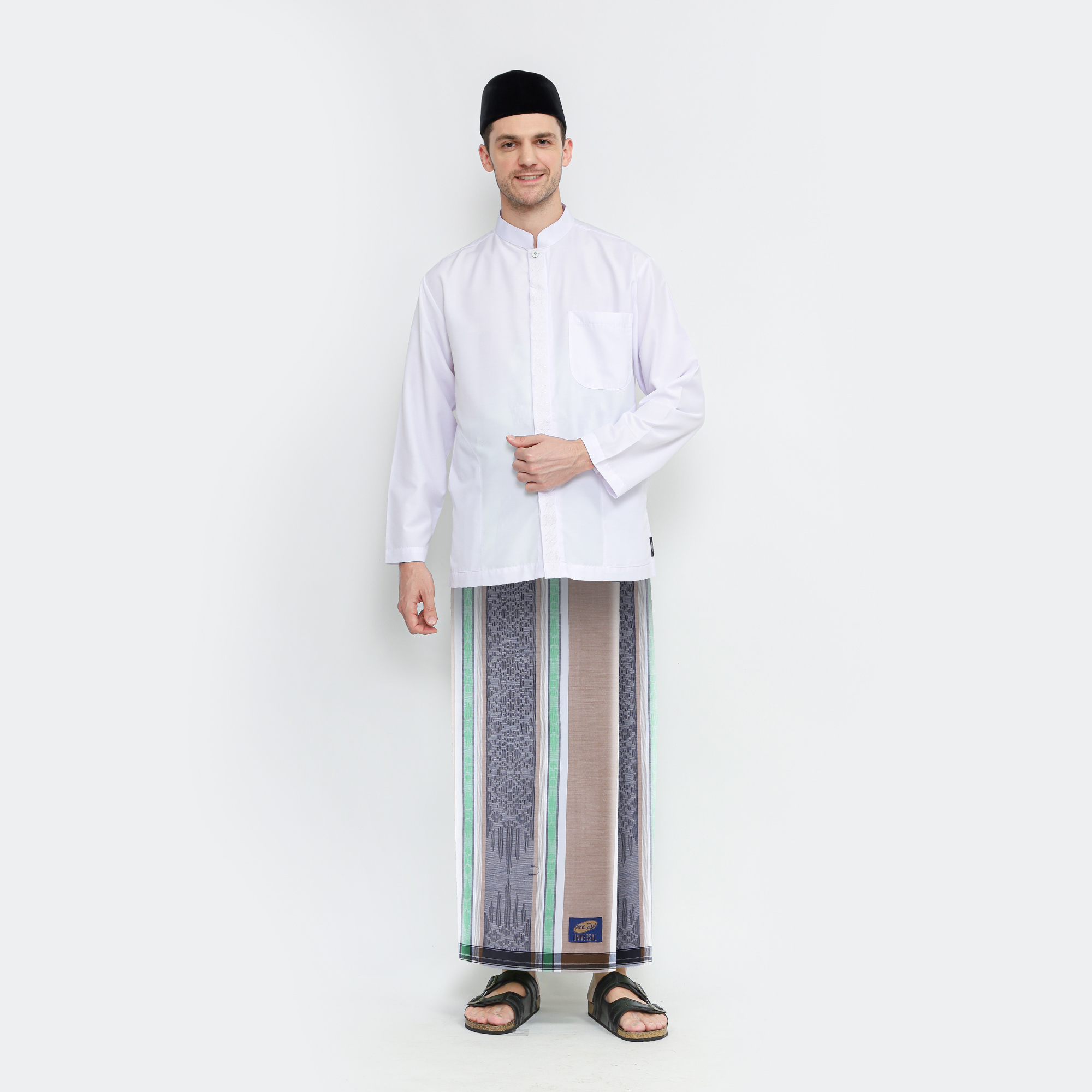 Sarung ATLAS Universal 645 Dobby Cream