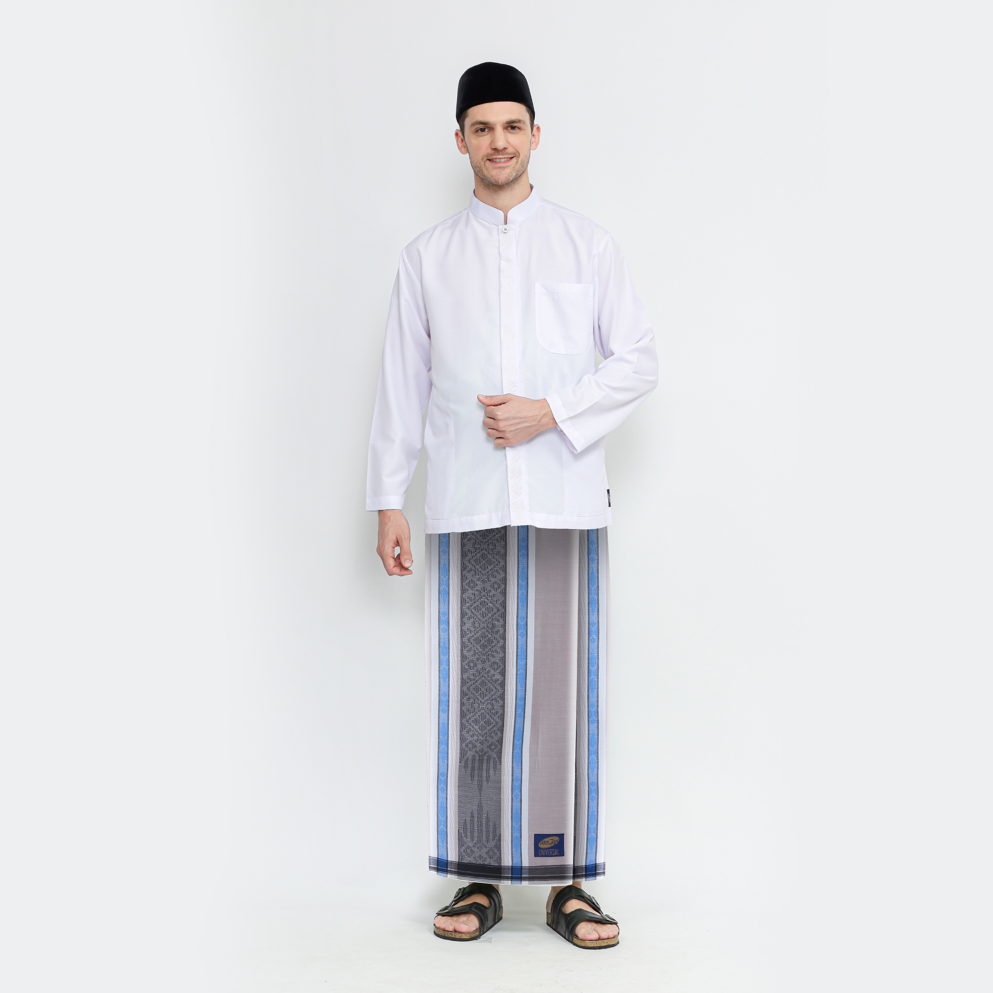 Sarung ATLAS Universal 645 Dobby Cream 01