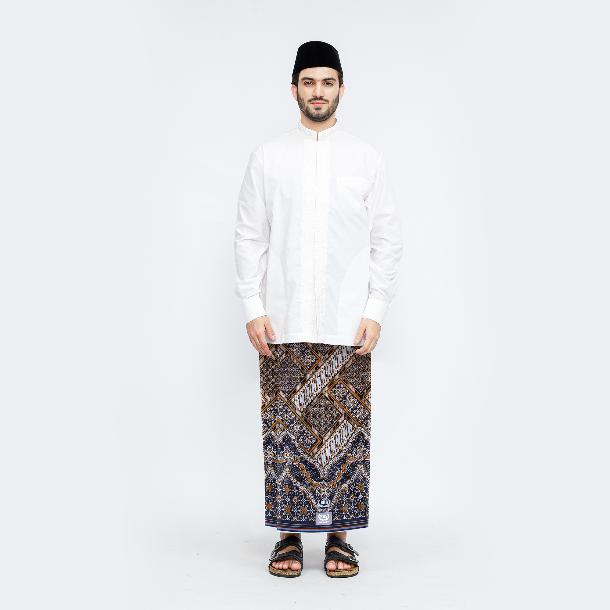 Sarung BHS Infinity Silver Motif V34 CBD 002