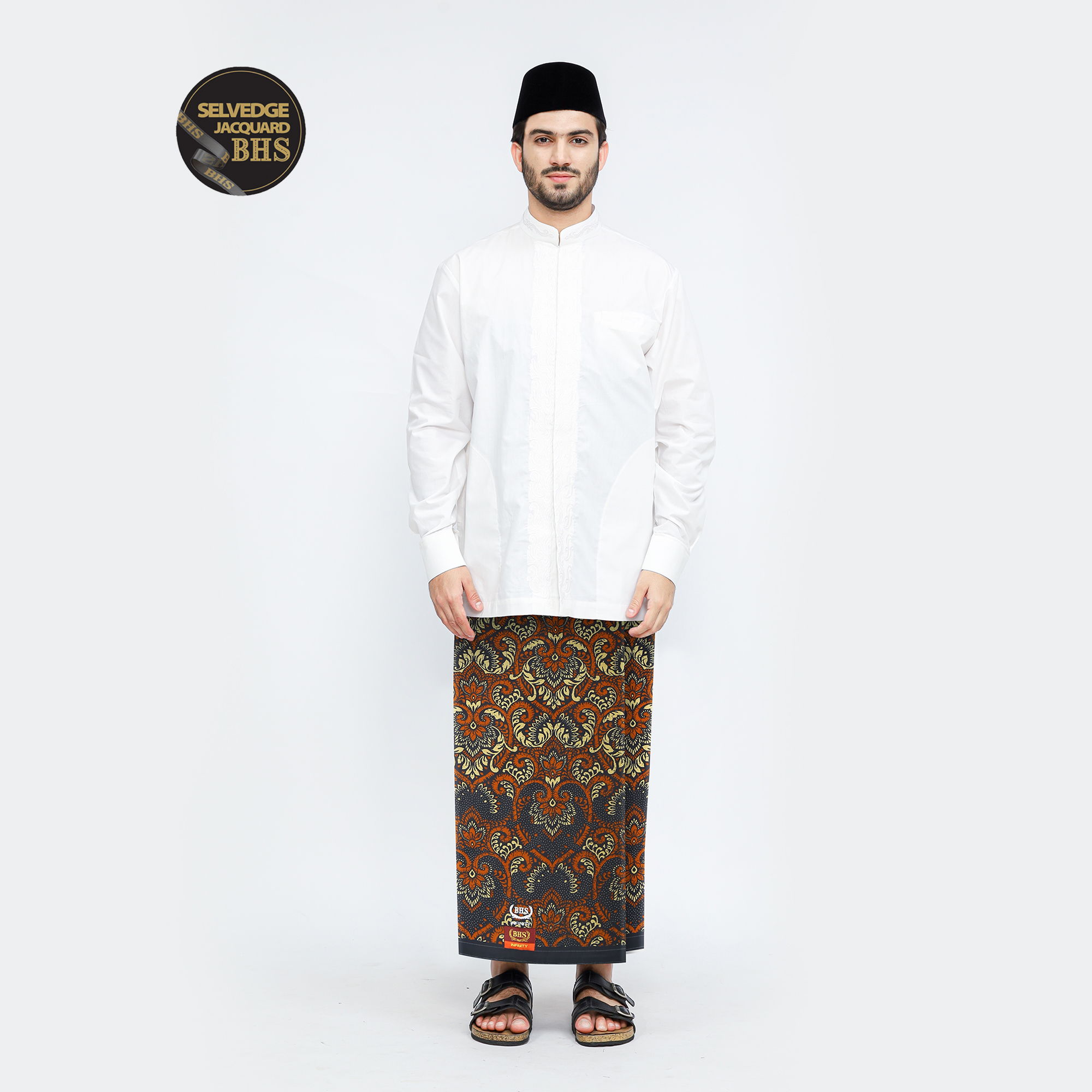 Sarung BHS Infinity Gold Motif V34 CBD 005