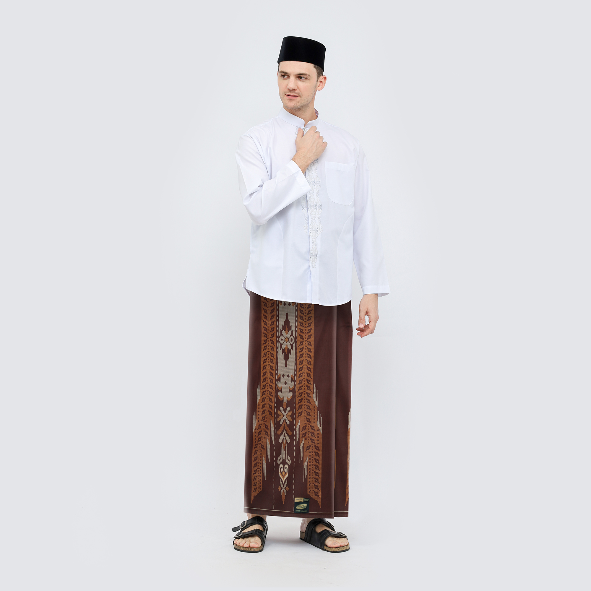 Sarung ATLAS Super Premium 920 A9 CKB Coklat Tua 02