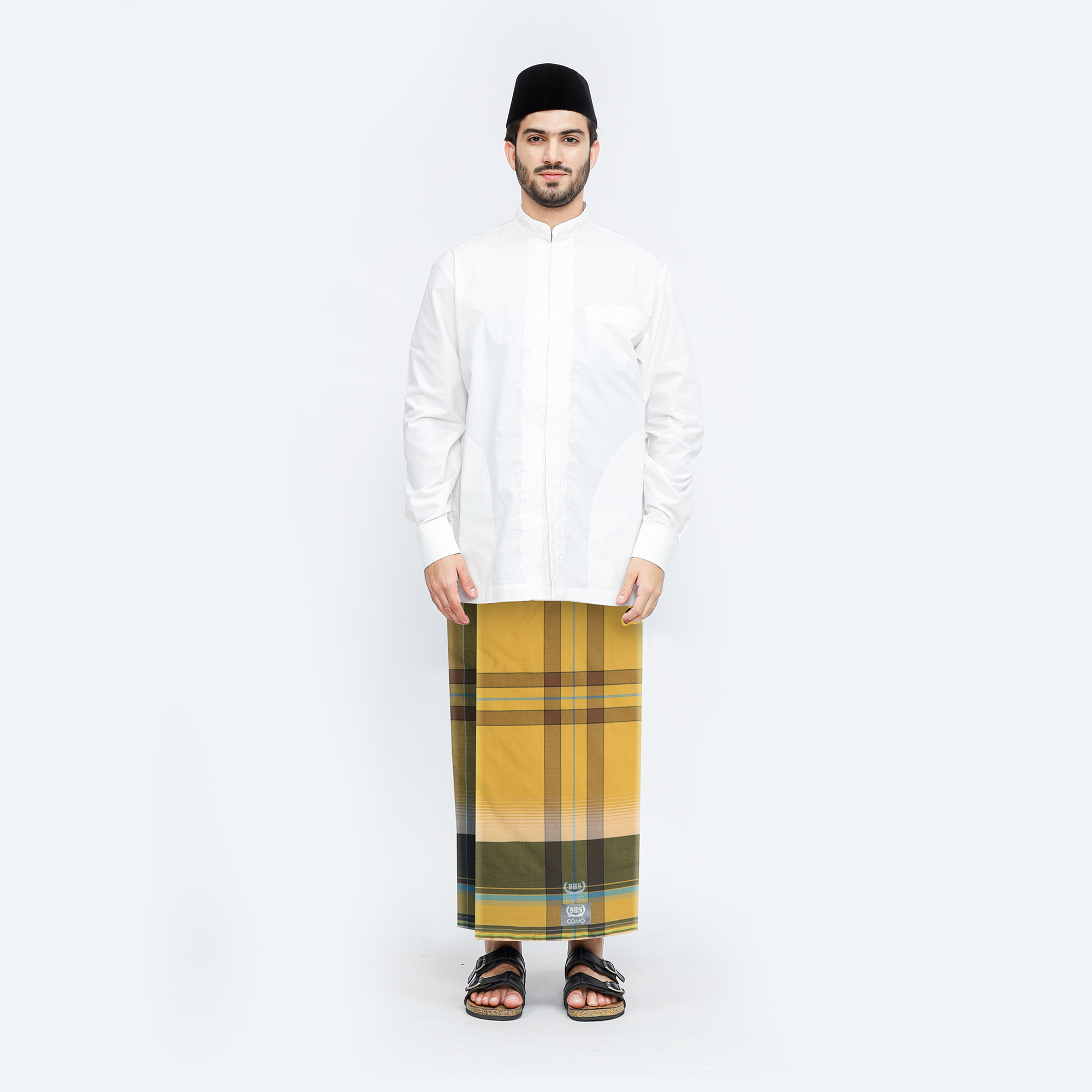 Sarung BHS Cosmo Silver Motif K26 PPQ Kuning
